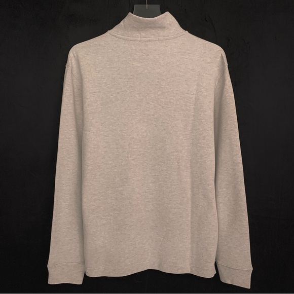 Polo Ralph Lauren Light Tan Large Quarter-Zip Pullover - Picture 3 of 5